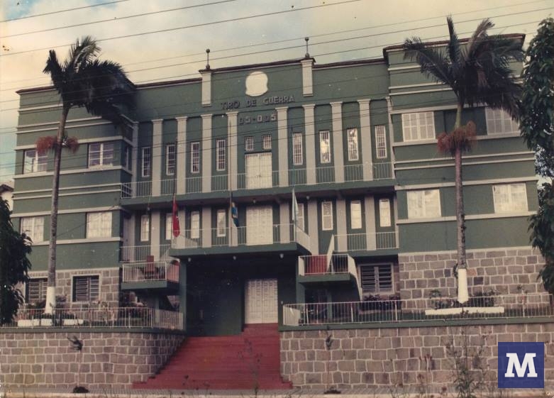 Fachada Da Sede Do Tiro De Guerra De Brusque Na D Cada De O