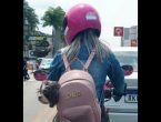 motociclista viraliza