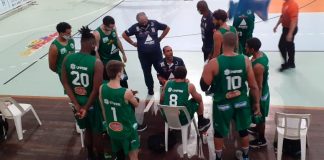 Basquete Brusque Blumenau terceiro lugar