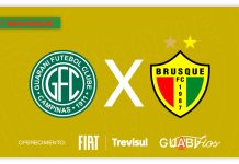 Guarani x Brusque tempo real lance a lance minuto a minuto jogo Série B