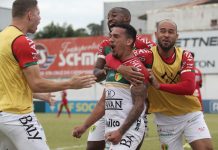 Brusque CRB Série B jogo do brusque vitória empate resultado placar z-4 luta rebaixamento permanência