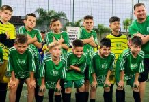 Paysandú Sub-10 campeão catarinense Avaí