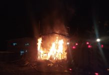 Incêndio atinge fábrica têxtil em Guabiruba e mobiliza Corpo de Bombeiros