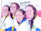 Roberta Dalago, Eduarda Zucco, Taiara Zucco Carla Rezini Jasc Jogos Abertos SC 2006