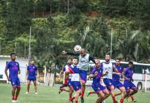 Brusque encerra preparação para encarar Avaí neste domingo