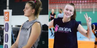 Daniela Baum Alessandra Engler, Ale Moda Brusque Superliga B vôlei feminino