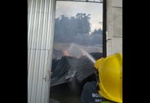 Incêndio atinge galpão industrial em Botuverá e mobiliza Corpo de Bombeiros por nove horas