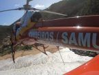 VÍDEO - Mulher cai de parapente e é resgatada pelo Corpo de Bombeiros em Santa Catarina