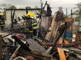 VÍDEO – Saiba como ficou casa destruída por incêndio no Vale do Itajaí