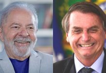 lula e jair bolsonaro