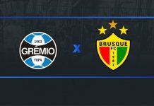 Grêmio x Brusque tempo real Série B minuto a minuto lance a lance jogo placar rodada