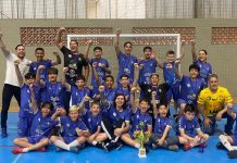 handebol brusque campeão sub-12 liga sc