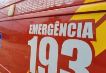 Passageira fica ferida após colisão entre carro e caminhão no bairro Limeira Baixa, em Brusque