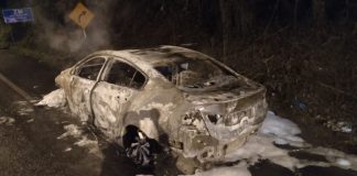 Corpo de Bombeiros detalha ocorrência de incêndio em carro na rodovia Ivo Silveira, em Brusque