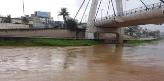 Rio Itajaí-Mirim pode sair da calha nesta sexta-feira em Brusque