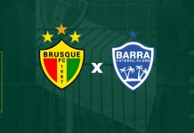 Brusque x Barra ao vivo tempo real lance a lance minuto a minuto ao vivo Campeonato Catarinense