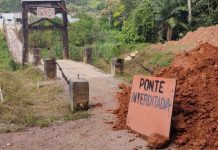 ponte pênsil da Cristalina