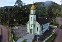 Capela Imaculada Conceição no Lageado Alto em Guabiruba