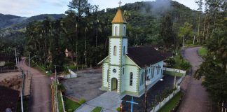 Capela Imaculada Conceição no Lageado Alto em Guabiruba
