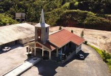 Capela Sagrado Coração de Jesus no bairro Planície Alta em Guabiruba