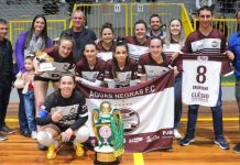 Águas Negras campeão futsal feminino Botuverá