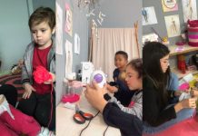 GALERIA - Crianças aprendem sobre empreendedorismo durante projeto sobre costura em creche de Brusque