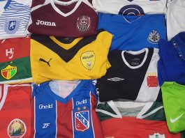 Coleção camisas colecionadores exposição futebol times