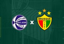 São José-RS x Brusque jogo tempo real minuto a minuto lance a lance ao vivo Série C Campeonato Brasileiro