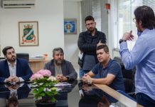 Carlos Renaux reunião prefeitura Brusque Augusto Bauer