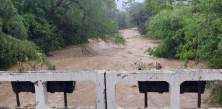 nível do rio Itajaí-Mirim