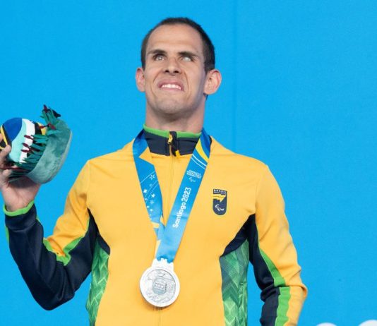 Matheus Rheine brusquense medalha prata parapan 50 metros livre s11