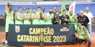 Brusque Basquete campeão catarinense técnico gigante 2023