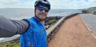 ciclista brusquense uruguai 1300 km 1,3 mil km prova