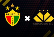 Brusque x Criciúma final jogo ida tempo real minuto a minuto lance a lance ao vivo Catarinense 2024