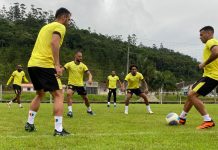 Brusque Atlético-GO jogo Copa do Brasil treino