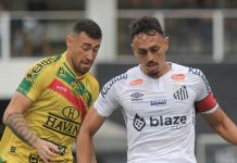 Santos x Brusque Série B Campeonato Brasileiro goleada jogo resultado placar