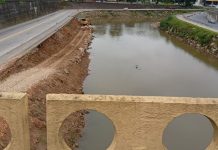 rio Itajaí-Mirim Brusque secretaria de obras margem direita