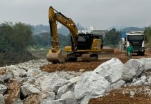 obras na Beira Rio