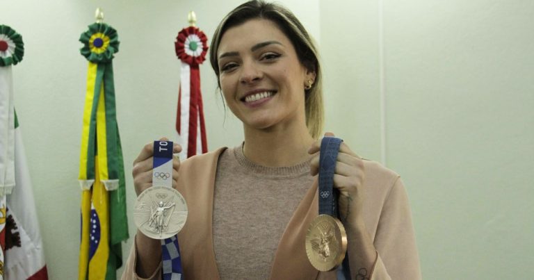 Rosamaria vôlei nova trento bronze Paris 2024