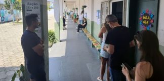 Guabiruba movimento local votação eleições escola joão boos