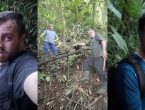 Para o especial Memórias de Guabiruba, o repórter Otávio Timm, o cinegrafista Tiago Schumacher e os moradores de Guabiruba, Eliseu e Marino Boos, embarcaram em uma aventura para chegar até o local em que caiu um avião em Guabiruba