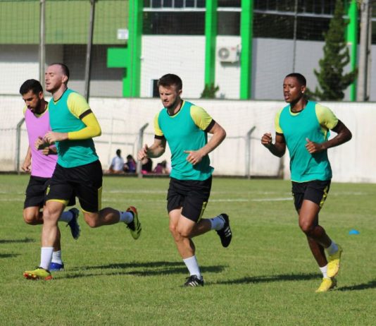 Brusque treino pré-temporada