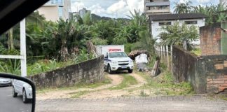 homicídio Brusque briga de vizinhos