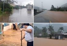 chuvas litoral sc