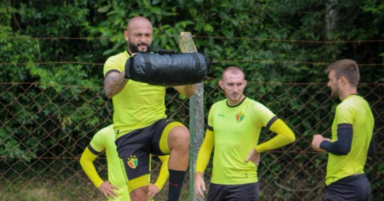 Brusque Chapecoense quartas de final treino