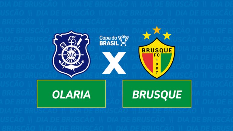 Olaria x Brusque Copa do Brasil jogo tempo real ao vivo