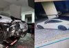 Criança bate carro de luxo