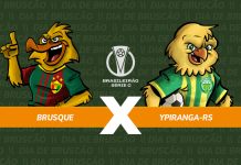 Brusque x Ypiranga Série C Brasileirão 2025 tempo real ao vivo minuto a minuto lance a lance