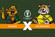 Brusque x São Bernardo Brasileirão Série C tempo real ao vivo minuto a minuto lance a lance