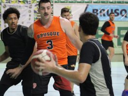 Basquete jogos comunitários brusque
